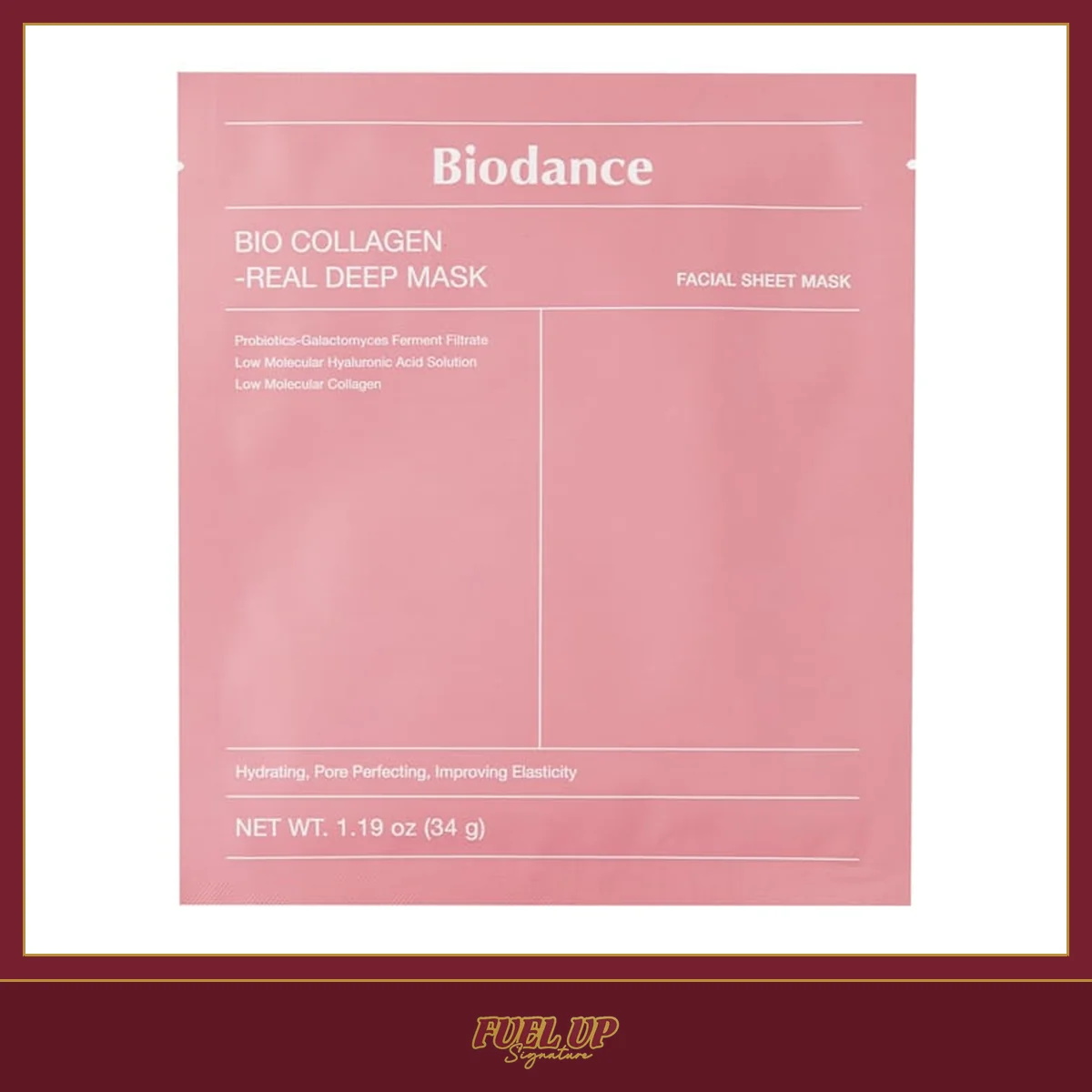 Biodance - Real Deep Pink Sheet Mask 1pc