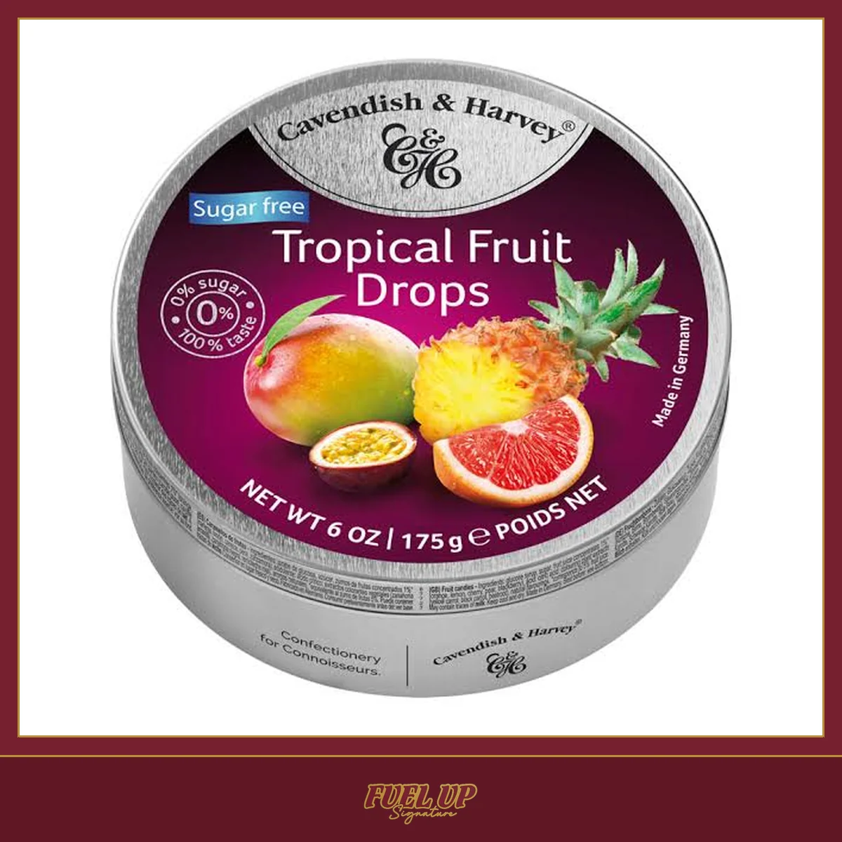 C & H Tropical Drops Sugar Free Candy 175GM