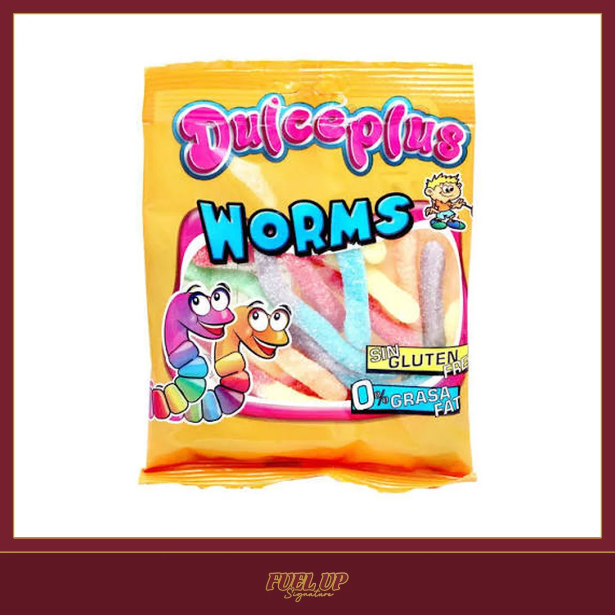 Dulceplus Sour Worms Jelly 100g