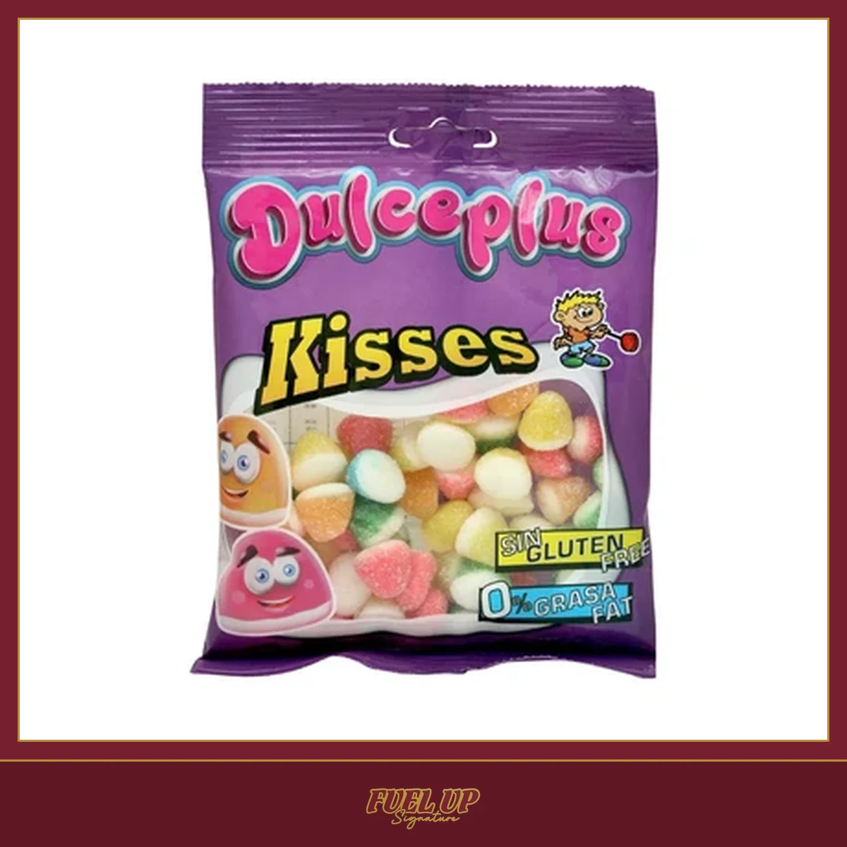 Dulceplus Mini Sugard Assorted Kisses Jelly 100g