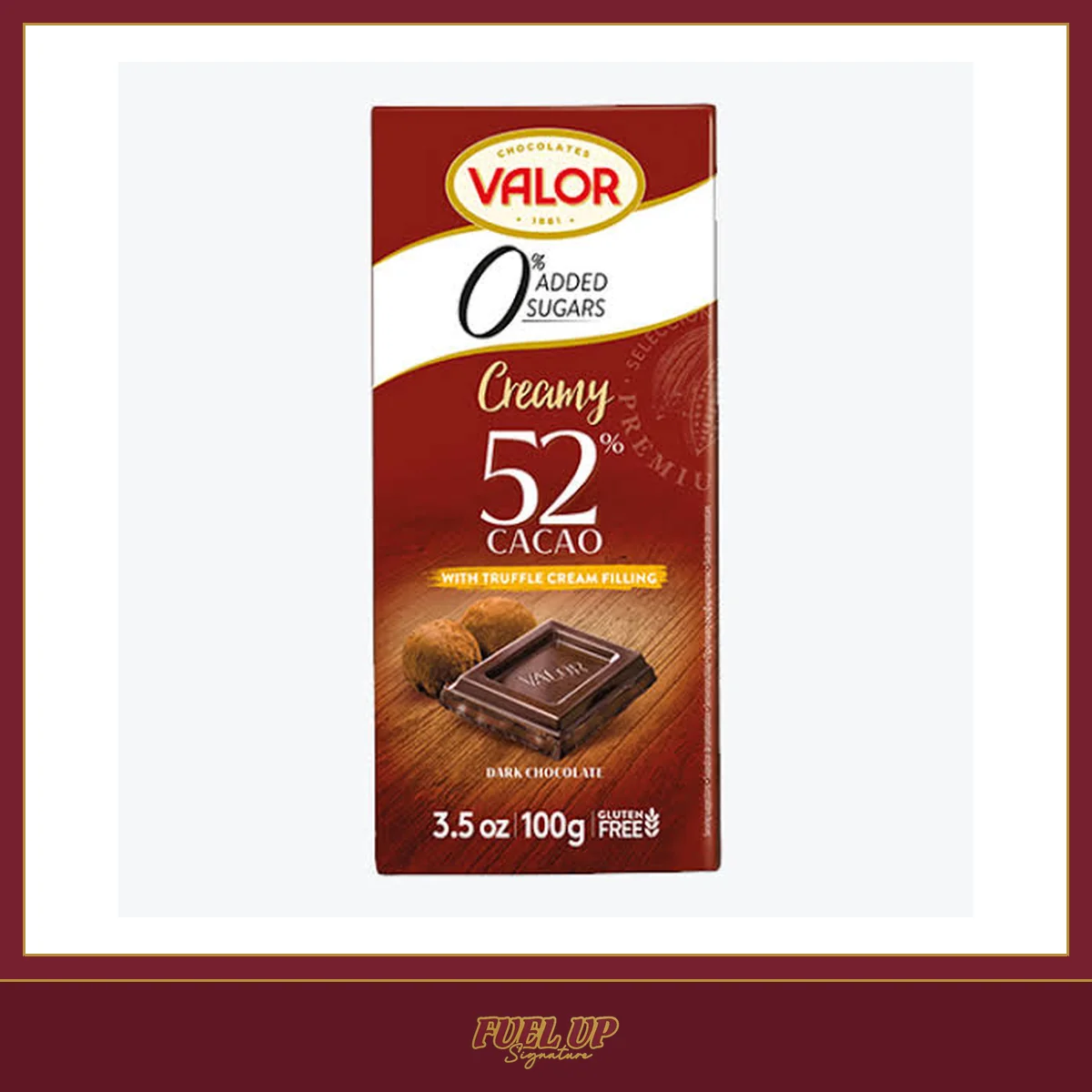 Valor Creamy Dark Chocolate with Truffle 100G