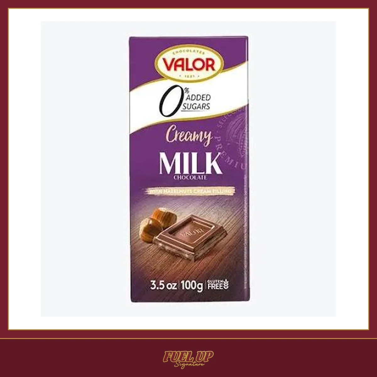Valor Milk Chocolate with Hazelnuts Cream 100Gm