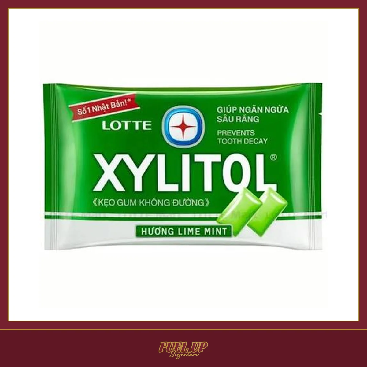 Lotte Xylitol Lime Mint 