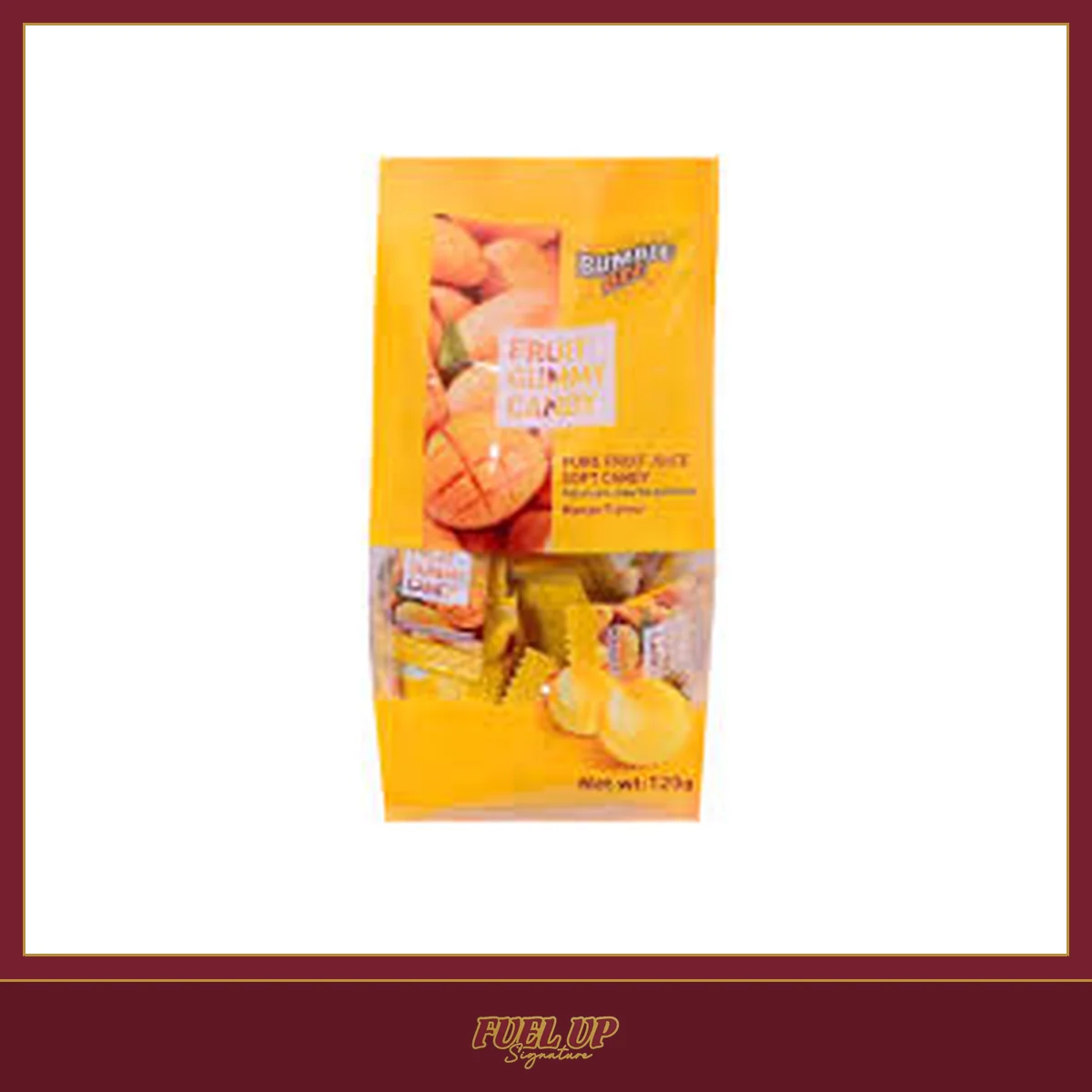 Bumble Bee Fruit Gummy Candy Mango Pouch 120G