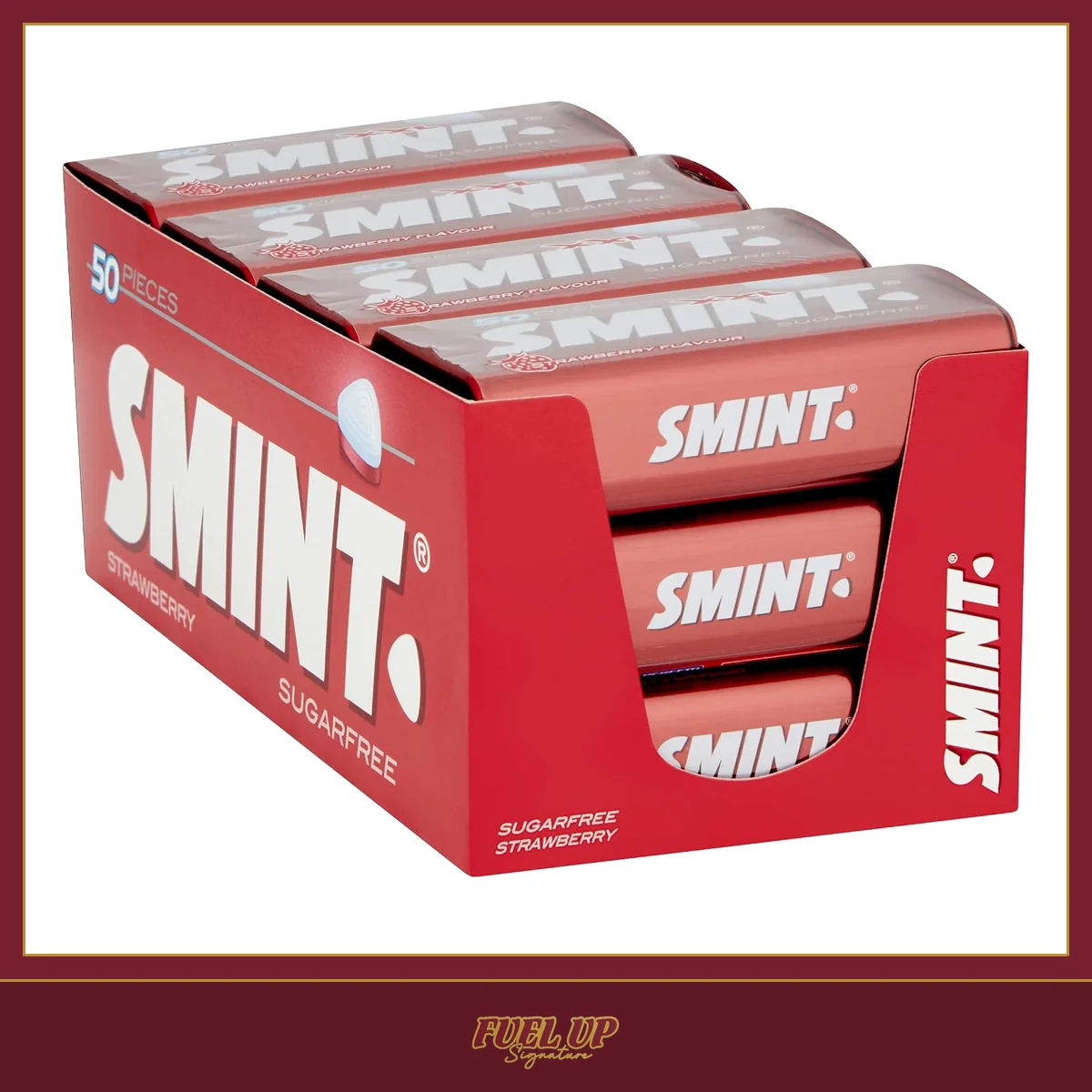 Smint Strawberry Sugar Free Gum 1