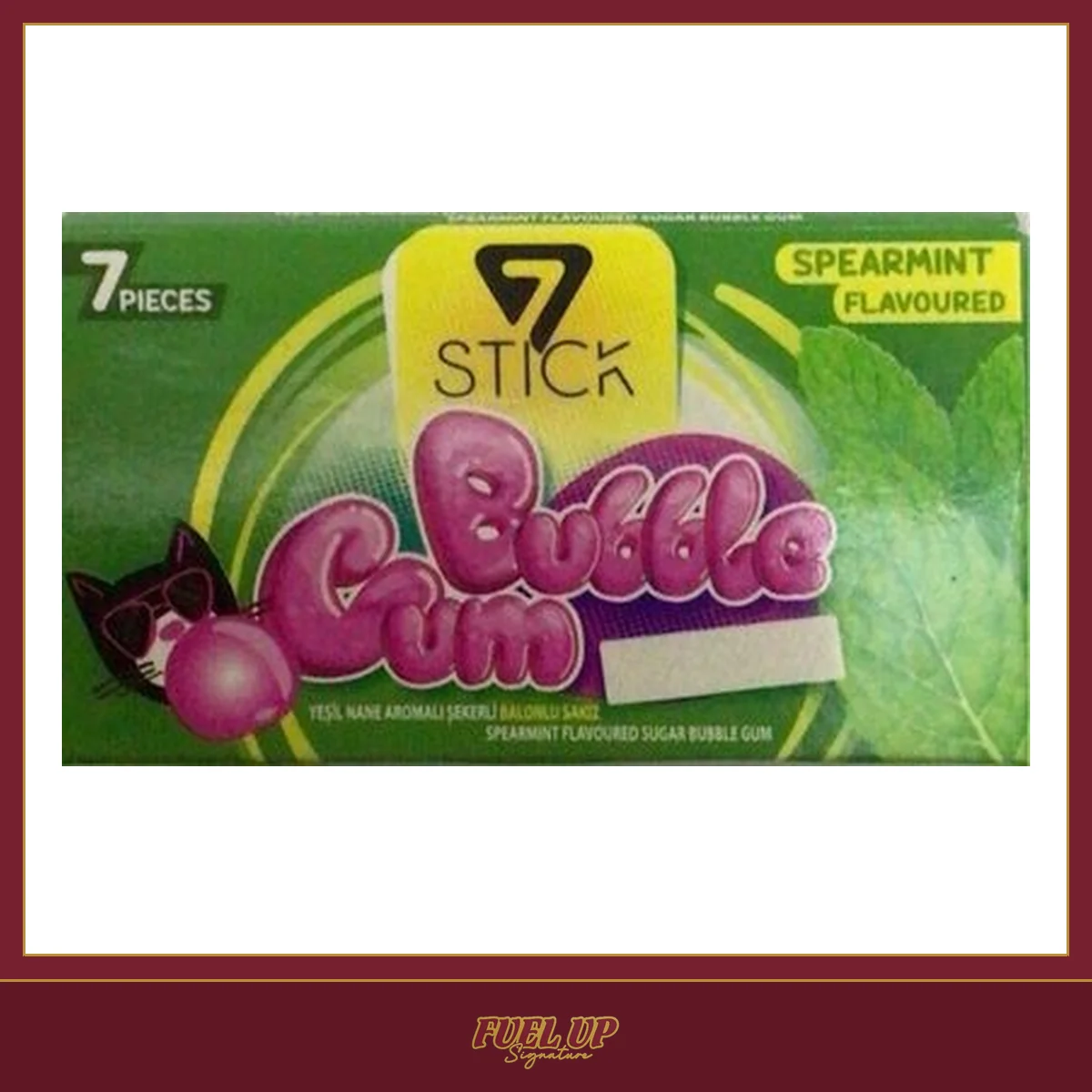7Stick Bubble Gum Spearmint 14G