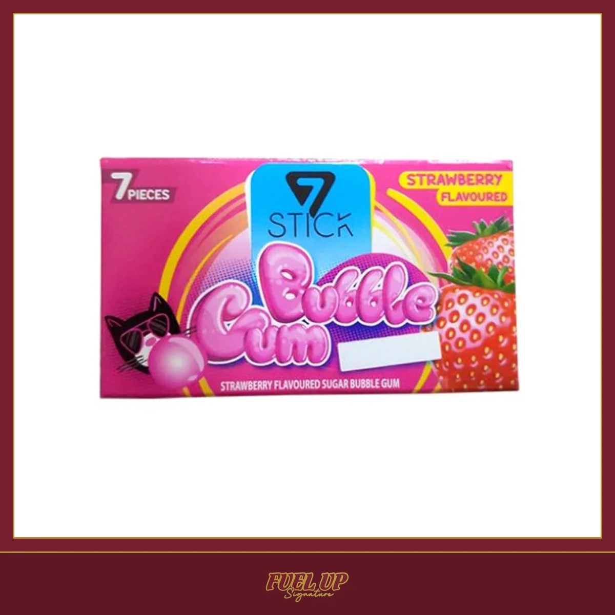 7Stick Bubble Gum Strawberry 14G