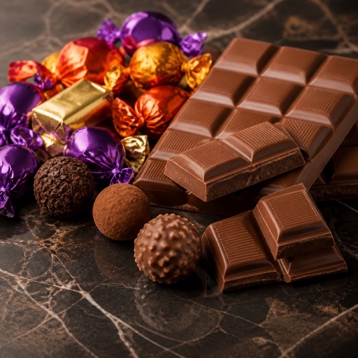 Imported chocolates at Fuel Up Signature